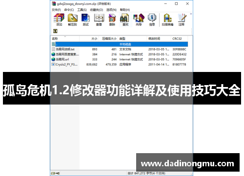 孤岛危机1.2修改器功能详解及使用技巧大全